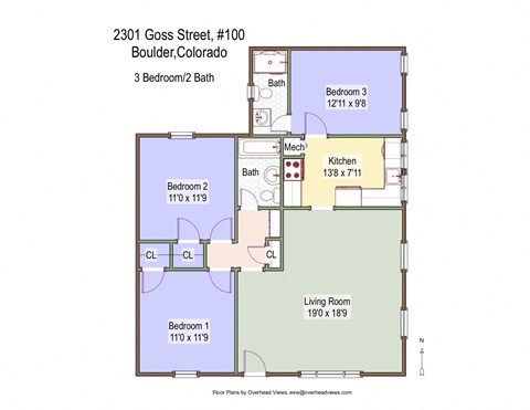 2301 Goss Street 100 Floor Plan